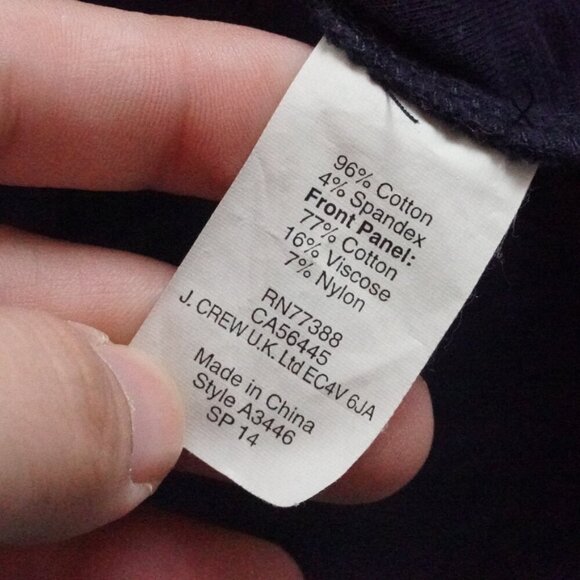 J.Crew Knit Shift Dress Womens 6 Navy Blue & Cream Stripe Career Preppy - Picture 5 of 12